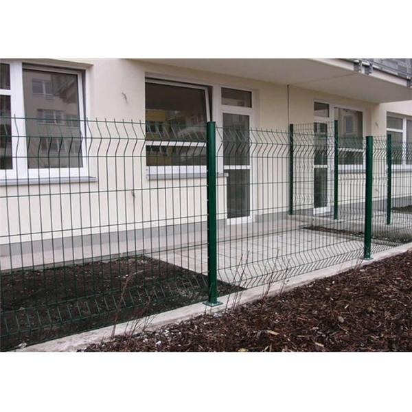 High security galvanized / pvc coated welded wire mesh panels for home garden