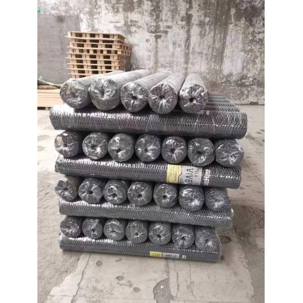 High Quality Green Color Chicken Wire Mesh Vinyl Coated Hexagonal Wire Mesh Poultry Netting For Farm