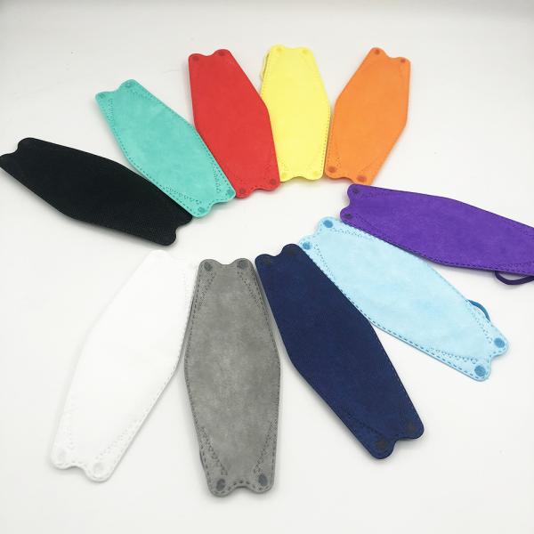 Anti Bacterial Polyester Spunlace Nonwoven Fabric 60gsm PET For Fish type Masks