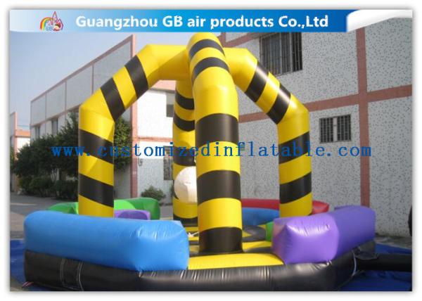 Quality Hitting Ball Game Field Inflatable Boxing Bouncer Jumping Inflatable Sports Games for sale