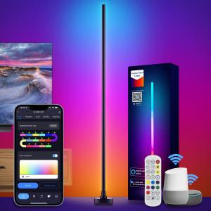 China Living Room Infrared RGB Corner Floor Lamp Remote Control With Music Mode wholesale