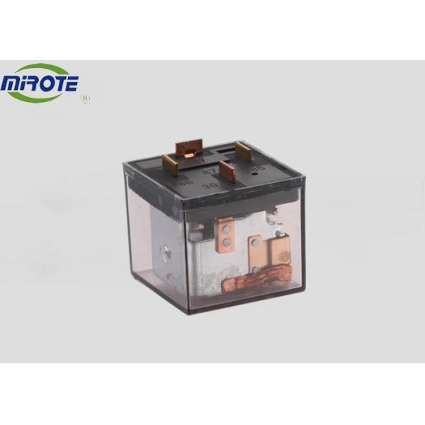Transparent Cover 80 Amp Automotive Relay , 24 Volt Relay 4 Pin With Metal Sheet And Led Light