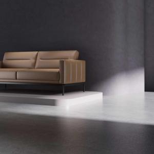 Elegant Aesthetic Leather Reception Furniture ODM Carefully Crafted