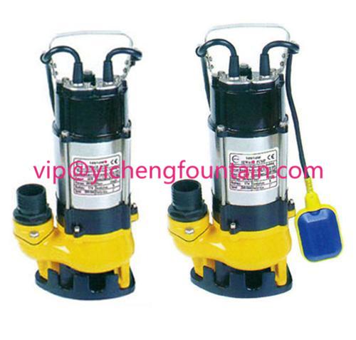 Quality Single Phase Sewage Submersible Pond Pump With / Without Floating Ball 0.18 - 1.1KW for sale