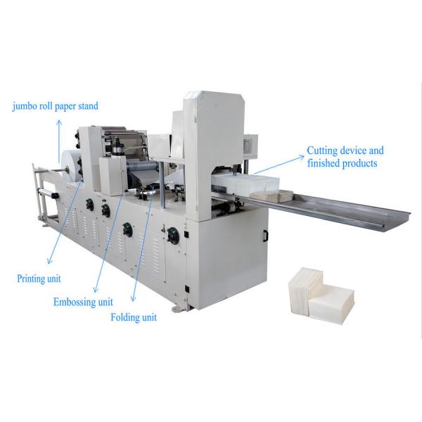 600 Sheets/Min Frequency Drive Napkin Tissue Paper Making Machine