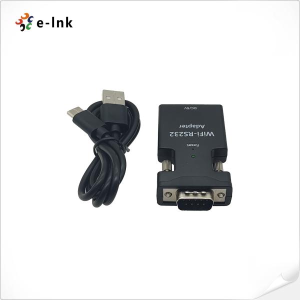 Quality DC5V Wifi RS232 Adapter Remote Config RS232 Wireless Extender 165Ft Transmit Distance for sale