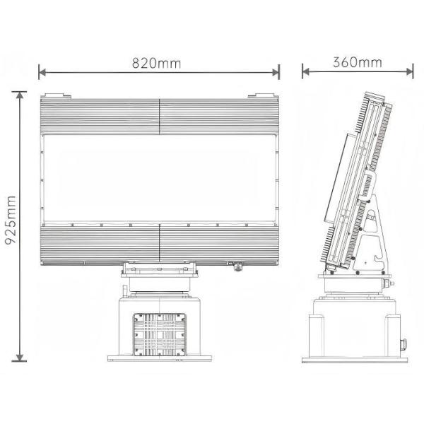 Long Distance Detection Digital Active Phased Array Radar DBF Technology