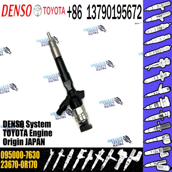 Hot Sale Fuel Injector Assembly 23670-0R170 Diesel Engine Fuel Injector 095000-7630 For TOYOTA