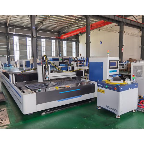 Sheet Metal CNC Fiber Laser Cutting Machine 3kw Double Table 3015