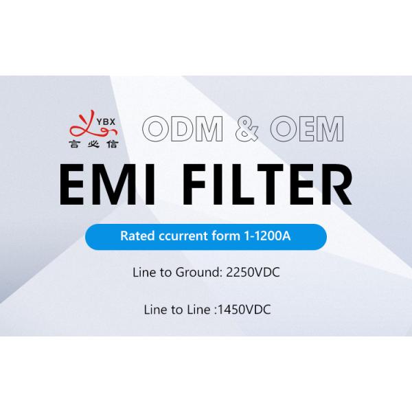 Multi Purpose 3 Phase Emi Filter High Attenuation Performance Up To 300mhz
