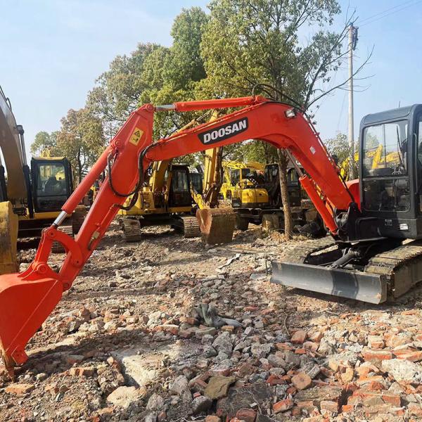 Mini DH55 Used Doosan Excavators Crawler 12000 Pound 5.5ton