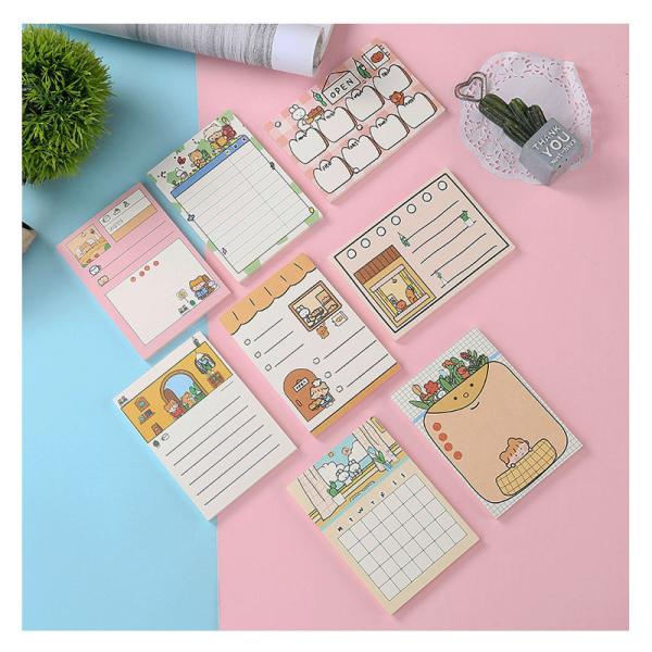 8 Colors Style Hard cover Cute 3 Hole Loose leaf Refill Notebook Cover Mini PVC File Folder