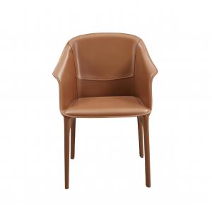 China Plastic PU Dining Leather Chairs With 4 Legs In Various Colors wholesale