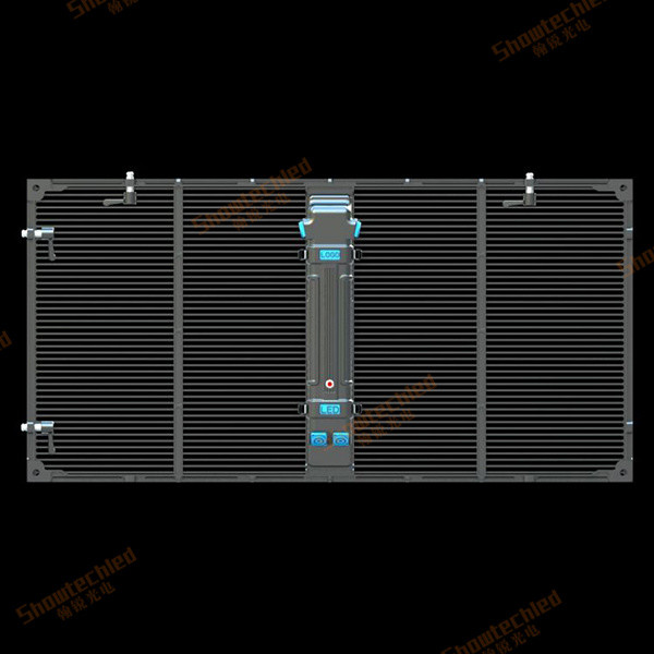 3.91mm 7.81mm Transparent LED Display Screen Back Maintenance