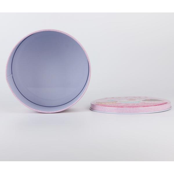 Custom Round Cannaburst Tin With Removable Lid Metal Tin Can Packaging