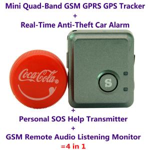 China V8S Mini GPS Tracker+Anti-Burglar Alarm+Personal SOS Help Alarm Transmitter+Spy GSM Audio Listening Transmitter Bug wholesale