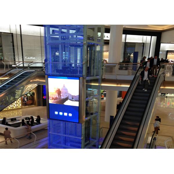Shopping Center RGB LED Transparent Display Custom Size 3000cd/m2