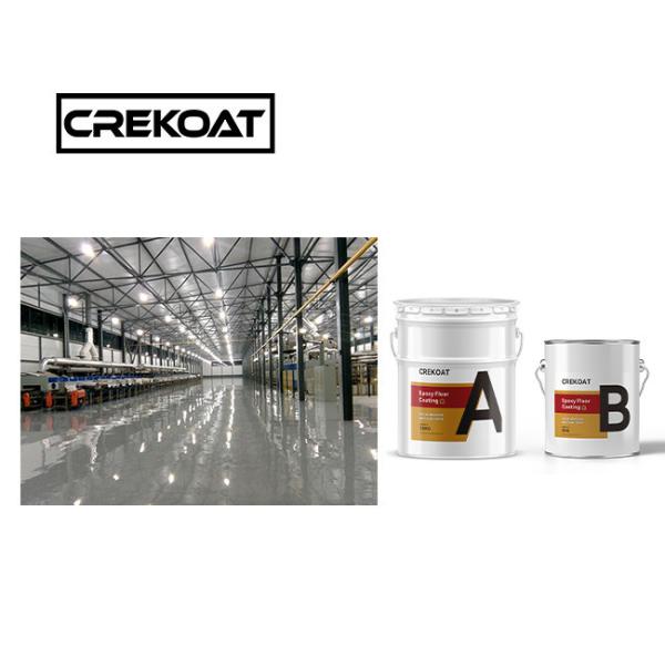 Quality Seamless Industrial Epoxy Floor Paint Primer Smooth High Solids for sale