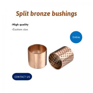 China Diamond Oil & Sphercial Oil Split Bronze Sleeve Bushings , Self Lubricating Bush wholesale