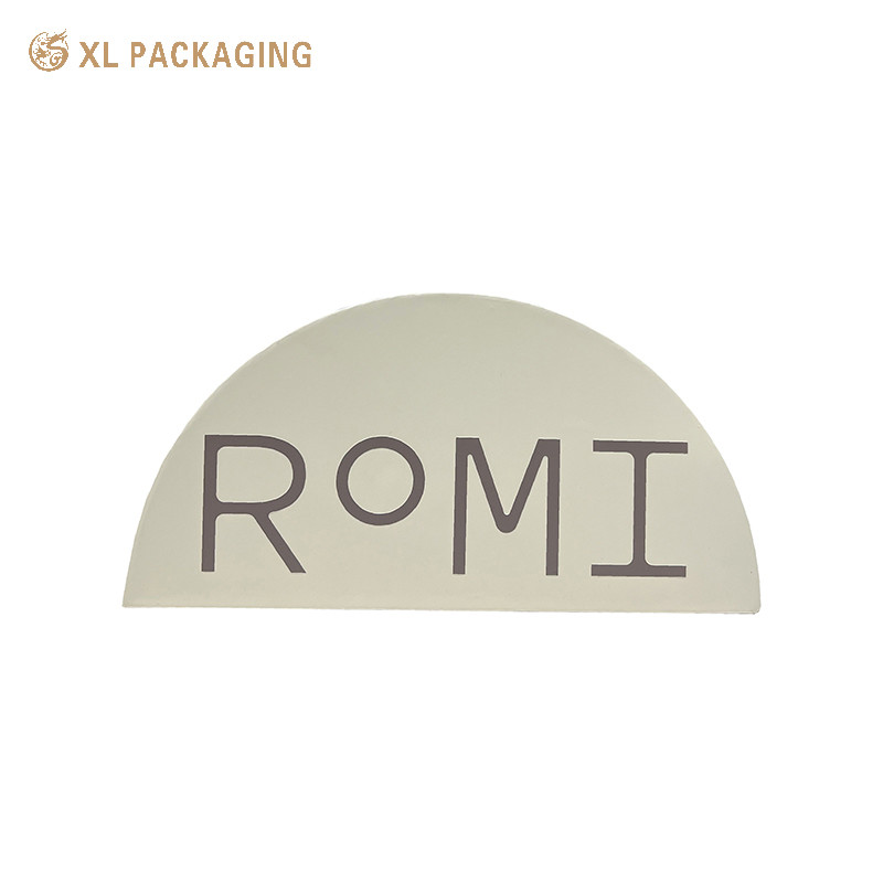 Customized Embossing LOGO Semi-Circle Half Round Shape Cosmetic Packaging Box With EVA Foam Tray