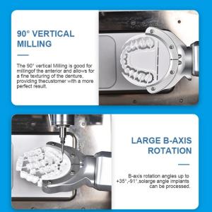 5Axis Dental Cad Cam Machine For Dental Lab Milling