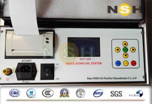 Breakdown Voltage Transformer Oil Testing Equipment High Precision Adjustable Voltage Rise