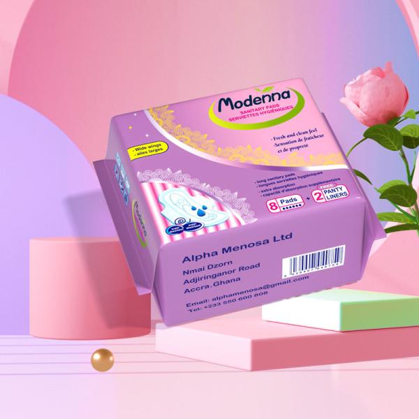 Women Wearing Daily Use Sanitary Pads Breathable A Grade Disposable Custom