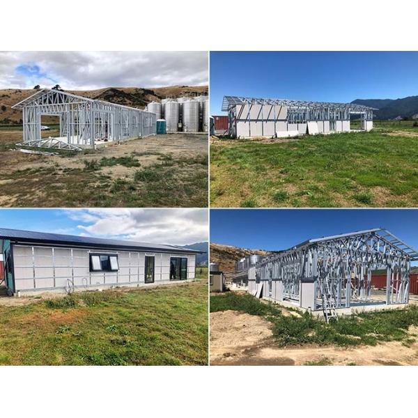 New Zealand Standard Light Steel Frame Prefab Wooden Home Beach Bungalows Office