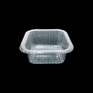 China Food-Grade Clear PET Plastic Cake Box Customizable Dessert Tray on sale