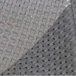 Soft Polyester Spandex Fabric Mesh Breathable Lightweight Wrinkle Resistant
