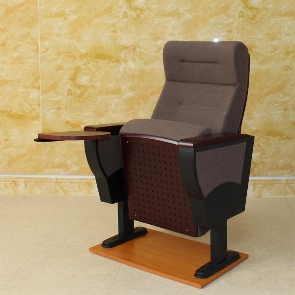 Hypoallergenic Red Movie Theater Cinema Hall Chairs With Crimson Wood Washable