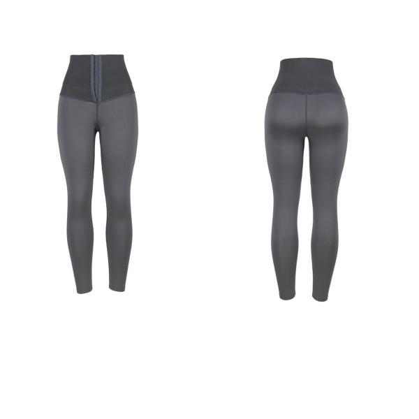 Spring Hook Eyes Waist Trainer Leggings High Waisted Seamless Leggings