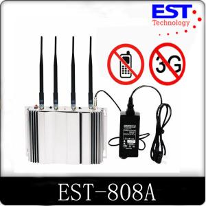 Buy cheap 3G Cell Phone Signal Jammer Blocker EST - 808A 2100 - 2200MHZ Frequency from wholesalers
