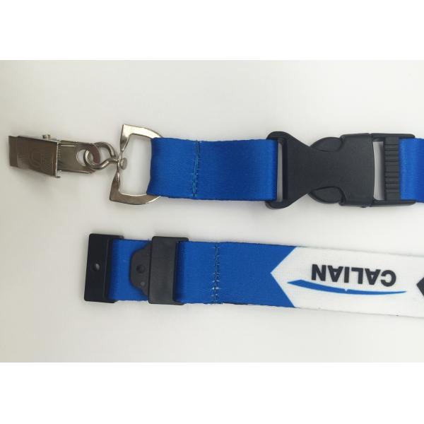 Custom sublimated polyester lanyards with different letters with lobster clips