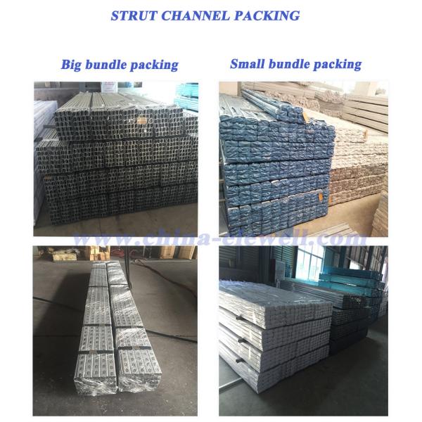 41x21mm Slotted Strut Channel For High-Performance Construction