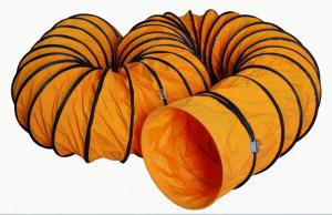 China 32 Inch OEM Heat Fire Resistant PVC Air Blower Pipe Ventilation Flexible Ducting Hose with Carry Bag wholesale