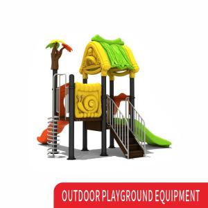 Preschool Playground Equipment Plastic Slide Outdoor YST ISO9001 LLDPE