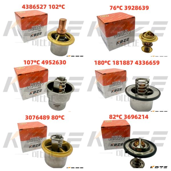 CUMMINS NT855 ENGINE 3076489 THERMOSTAT 80°C FOR HYUNDAI R320 R360 R450 EXCAVATOR