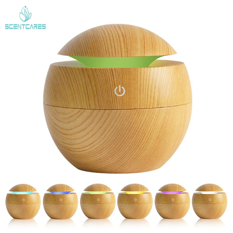China Plastic Lamp Cover Wood Grain Aromatherapy Diffuser wholesale