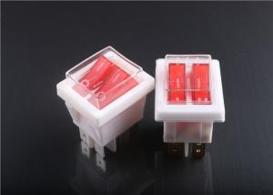 China Electronic Control Double Rocker Switch , Juicer Switch With Waterproof Cover wholesale