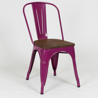 Cafe Tolix Style Dining Chairs Tolix Side Chair Stackable Metal Dining Chair