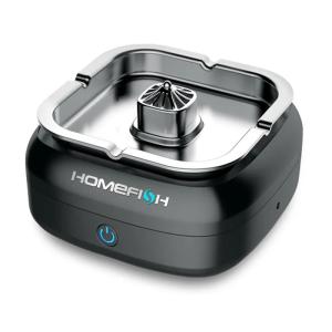 Homefish Stainless Steel Electric Multifunctional Ashtray Air Purifier HEPA