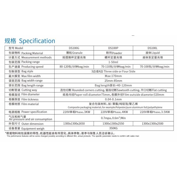 Liquid Filling and Packaging Machines Form Fill and Seal Packaging Vertical Pouch Packing Machine