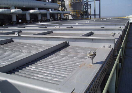 Copper Tubes Immersion Air Dry Coolers With Wet Curtain System