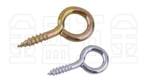 China BP/ZP Finished Metal Screw Hooks Eye Loop Screw Wide Application Range on sale