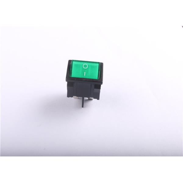Waterproof Illuminated On Off Switch , Automotive Rocker Switch Panel Mount