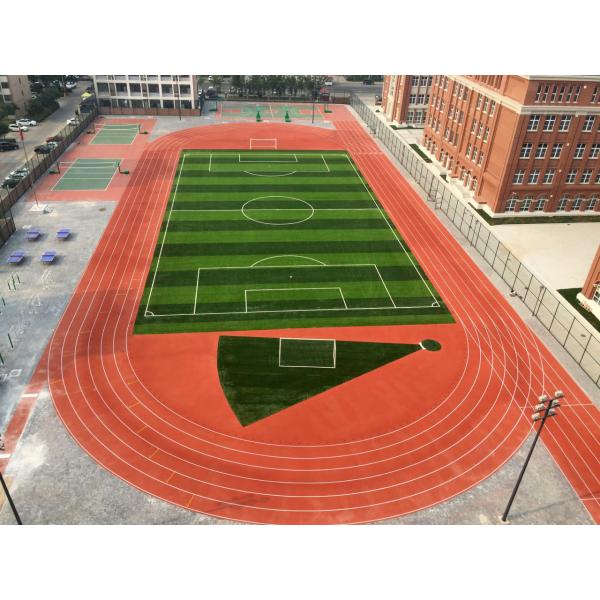 Anti UV Synthetic Running Track 13mm Spraycoat Surfacing runway flooring
