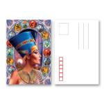 Flip Changing Effect 3d Lenticular Postcards PET / PP / PVC Printing