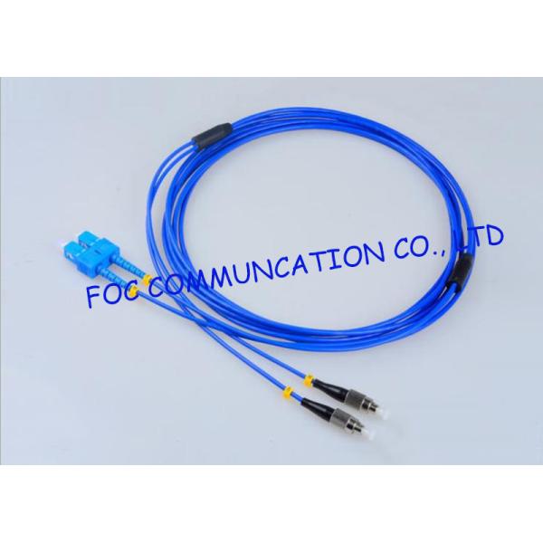 Rugged Fiber Optic Patch Cable SC - FC G.657A Bending Insensitive Duplex