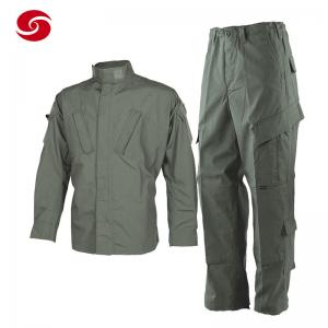 China Olive Green Sarge Sodier Military Police Uniform Army Tactical Mens Suit Uniform wholesale